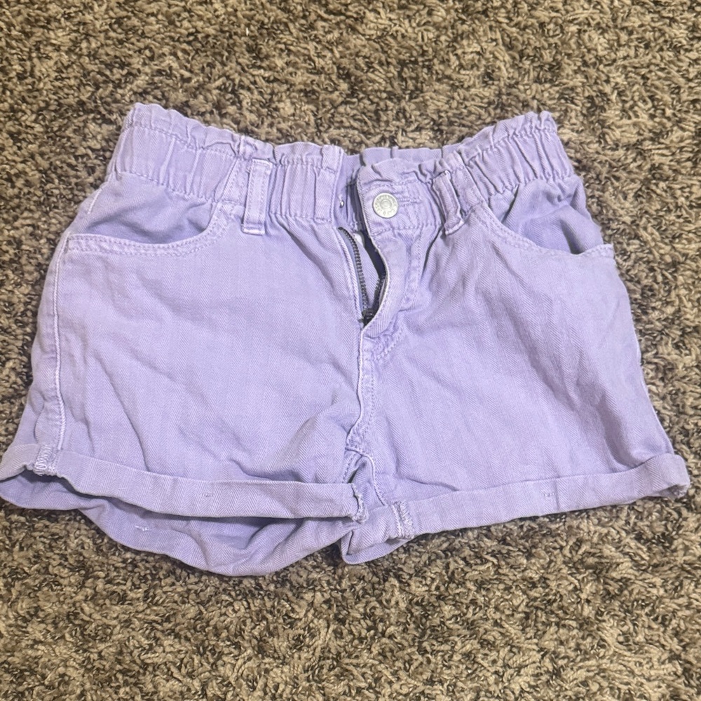 Cat & Jack Lavender Elastic-Waist Girls' Shorts